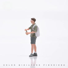 Load image into Gallery viewer, 1:24 Painted Figure Model Miniature Resin Diorama  Sand Trendy Boy Drinks
