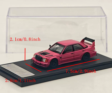 Load image into Gallery viewer, RM 1:64 Pink 190E W201 Sedan Widebody Sports Model Diecast Metal Car New Collection
