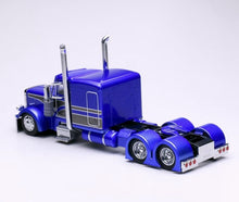 Load image into Gallery viewer, 1:64 596 Blue Peterbilt W983 379 Truck Tractor Model Diecast Metal Car New Collection
