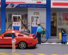 Load image into Gallery viewer, 1:64 Painted Figure Model Miniature Resin Diorama Petrol Gas Station Attendant
