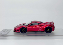 Load image into Gallery viewer, 1:64 Prism Red 488 Widebody Sports Model Diecast Metal Car New Collection
