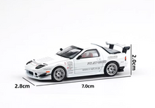 Load image into Gallery viewer, Poprace 1:64 White RX7 FC3S RE FC Hatchback Sports Model Diecast Metal Car New Collection
