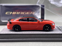 Load image into Gallery viewer, Elite 1:64 Orange Charger SRT Engine Sedan Sports Model Diecast Metal Car New Collection
