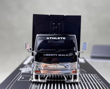 Load image into Gallery viewer, MT 1:64 AIT Black LB H300 Box Truck Custom Sports Model Diecast Metal Car New Collection
