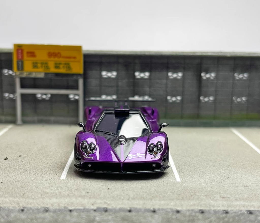 U2 1:64 Purple Zonda 760LH Super Racing Sports Model Diecast