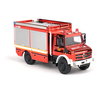 Load image into Gallery viewer, XCARTOYS 1:64 Fire Engine Unimog U5023 Truck Figure Model Diecast Metal Car
