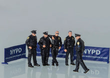 Load image into Gallery viewer, 1:64 Painted Figure Model Miniature Resin Diorama Toy Sand Policeman Police Set

