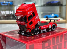 Load image into Gallery viewer, GCD 1:64 Red UD Quon LBWK Truck Tractor #5 Sports Model Diecast Metal Car New Collection
