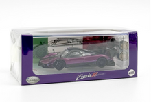Load image into Gallery viewer, CM 1:64 Purple Zonda Revolucion REV Racing Sports Model Diecast Metal Car New Collection
