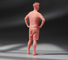 Load image into Gallery viewer, 1:64 Painted Unpainted Figure Model Miniature Resin Diorama Sand Akimbo Man Boy
