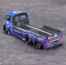 Load image into Gallery viewer, Liberty 1:64 Purple VW T1 6x6 Flatbed Tow Truck Model Diecast Metal Car New Collection
