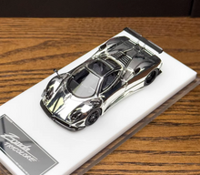 Load image into Gallery viewer, HH 1:64 Plating Silver Zonda Tricolore Sports Model Diecast Metal Car New Collection
