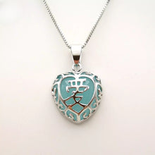 Load image into Gallery viewer, Nature Jade Love Pendant Necklace Gift Jewelry charm Blessing Adore Jewelry e
