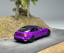 Load image into Gallery viewer, AR 1:64 Purple M3 G80 Sedan Sports Model Diecast Metal Car New Collection
