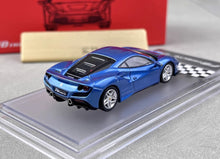 Load image into Gallery viewer, XF 1:64 Blue F8 Tributo Racing Sports Diecast Model Metal CarNew
