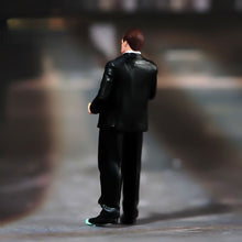 Load image into Gallery viewer, 1:64 Painted Figure Model Miniature Resin Diorama Sand Suit Gentleman Bow Tie New
