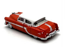 Load image into Gallery viewer, 1:87 Red 1954 Pontiac Sedan Vintage Classic Model Diecast Metal Car New Collection

