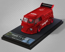 Load image into Gallery viewer, MS 1:64 Christmas T1 Van RWB 964 992 GT3 RS Figure Model Diecast Metal Car New Collection
