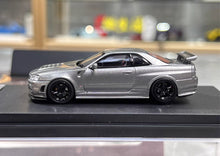 Load image into Gallery viewer, MH 1:64 Gray JDM Skyline GTR R34 NISMO CRS VER Model Diecast Metal Car New Collection

