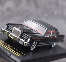 Load image into Gallery viewer, Sunstar 1:64 Black 1979 Lincoln Continental Town Model Diecast Metal Car New Collection
