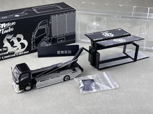 Load image into Gallery viewer, MT 1:64 AIT Black LB H300 Box Truck Custom Sports Model Diecast Metal Car New Collection
