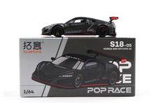Load image into Gallery viewer, PR 1:64 Black Carbon NSX GT3 EVO 22 Racing Sports Model Diecast Metal Car BN
