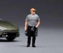 Load image into Gallery viewer, 1:64 Painted Figure Model Miniature Resin Diorama Sand Cool Guy Cap Sunglasses
