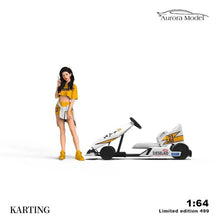 Load image into Gallery viewer, Aurora 1:64 992 GT3 RS RWB 964 Karting Figure Sport Model Diecast Metal Car
