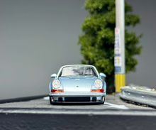 Load image into Gallery viewer, Zincit 1:64 Ice Blue 911 964 singer DLS Sports Model Diecast Metal Car New Collection
