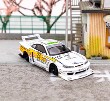Load image into Gallery viewer, MINIGT 1:64 JDM Silvia S15 #23 LBWK Racing Sports Model Diecast Metal Car New
