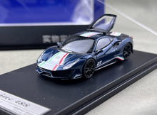 Load image into Gallery viewer, SH 1:64 Blue 488 Pista Novitec #27 Sports Model Diecast Metal Car New Collection
