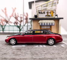 Load image into Gallery viewer, SH 1:64 Red Black Top 62S Maybach Luxury Sedan Model Diecast Metal Car New
