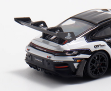 Load image into Gallery viewer, Aurora 1:64 Black 992 GT3 RS #37 Racing Sports Model Diecast Metal Car New Collection
