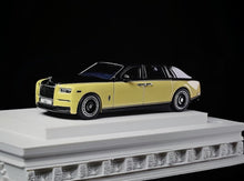 Load image into Gallery viewer, Banana 1:64 Yellow Black Phantom VIII Centenary Model Diecast Metal Car New Collection
