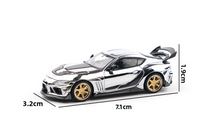 Load image into Gallery viewer, Xcartoys 1:64 Plating Silver JDM Supra A90 Sports Model Diecast Metal Car New Collection

