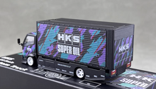 Load image into Gallery viewer, MT 1:64 Black HKS H300 Tow Box Truck Custom Model Diecast Metal Car New Collection
