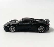 Load image into Gallery viewer, TH 1:64 Black 918 Spyder Sports Model Diecast Metal Car New Collection
