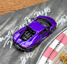 Load image into Gallery viewer, LCD 1:64 Purple Reveulto Racing Sports Model Diecast Metal Car New Collection
