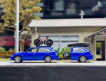 Load image into Gallery viewer, Mortal 1:64 Blue ALTEZZA GITA AS300 Wagon Trailer Model Diecast Metal Car New Collection
