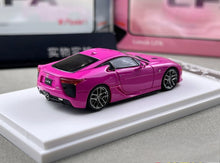 Load image into Gallery viewer, Model1 1:64 JDM Pink LFA Coupe Sports Model Diecast Metal Car New Collection
