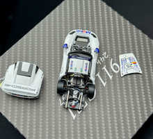 Load image into Gallery viewer, Transcend 1:64 White 911 GT1 1997 24h #25 Sports Model Diecast Metal Car New Collection
