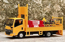 Load image into Gallery viewer, DBGT 1:64 Yellow lsuzu ELF Road Construction Truck Model Diecast Metal Car New Collection
