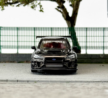 Load image into Gallery viewer, CM 1:64 Plating Black Impreza STI Varis Sports Model Diecast Metal Car New Collection
