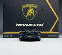 Load image into Gallery viewer, HH 1:64 Matte Black Revuelto LB744 Sports Open Model Diecast Metal Car New Collection

