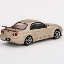 Load image into Gallery viewer, MINIGT 1:64 Gold Skyline GTR Racing Sports Model Toy Metal Car 348
