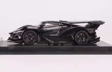 Load image into Gallery viewer, SCArt 1:64 Black Intensa Emozione IE Racing Sports Model Diecast Metal Car New
