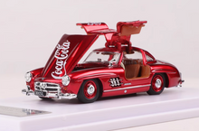 Load image into Gallery viewer, BSC 1:64 Red Coke 1955 300SL Coupe Sports Classic Model Diecast Metal Car New Collection
