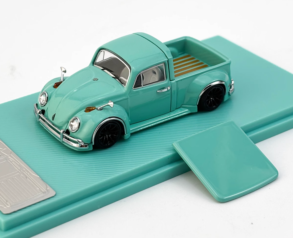Liberty 1:64 Green VW Beetle Pickup Truck Sports Model Diecast Metal Car New Collection