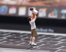 Load image into Gallery viewer, 1:64 Painted Figure Model Miniature Resin Diorama Toy Sand Father and Son Boy
