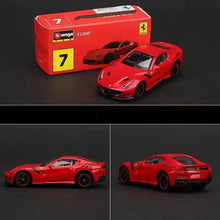 Load image into Gallery viewer, Bburago 1:64 Red Ferrari F12TDF Racing Sports Model Toy Diecast Metal Car BN
